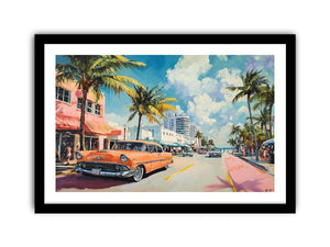 Miami Canvas Painting