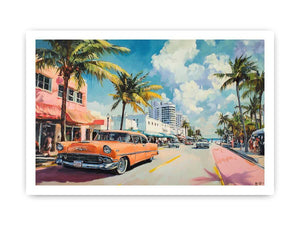 Miami Canvas Painting