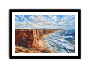 The Edge of the World Canvas Painting