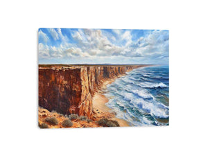 The Edge of the World Canvas Painting