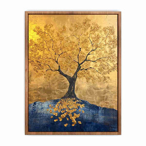 Gold Canvas Painting