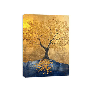 Gold Canvas Painting