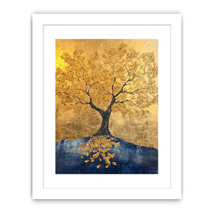 Gold Canvas Painting