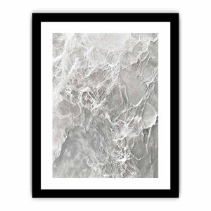 Silver Abstract Canvas Painting