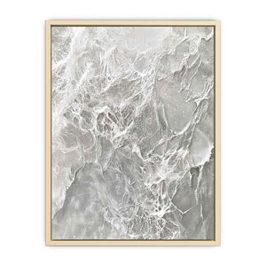 Silver Abstract Canvas Painting