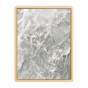 Silver Abstract Canvas Painting