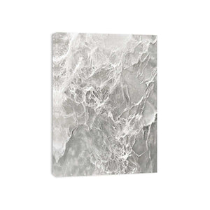 Silver Abstract Canvas Painting