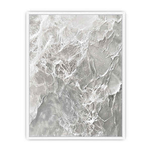 Silver Abstract Canvas Painting