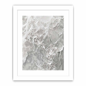 Silver Abstract Canvas Painting