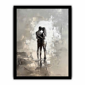 Abstract Hug Canvas Painting