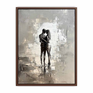 Abstract Hug Canvas Painting