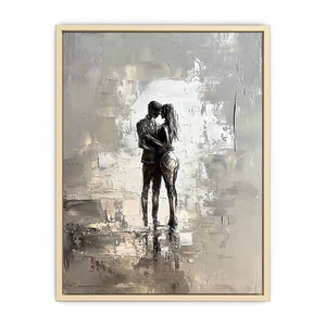 Abstract Hug Canvas Painting
