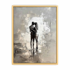 Abstract Hug Canvas Painting