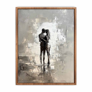 Abstract Hug Canvas Painting