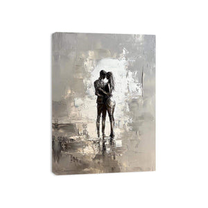 Abstract Hug Canvas Painting