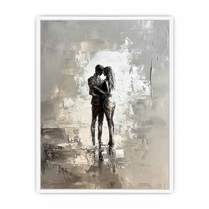 Abstract Hug Canvas Painting