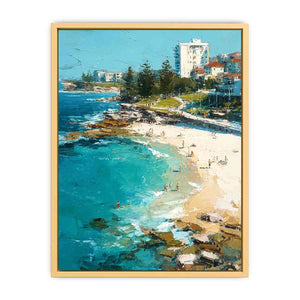 Tamara beach Streched canvas