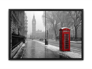 The London Booth Canvas Print