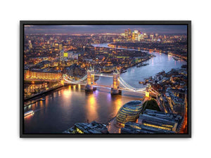London Bridge Skyline Canvas Print