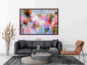 Tropical Bali Abstract Painting
