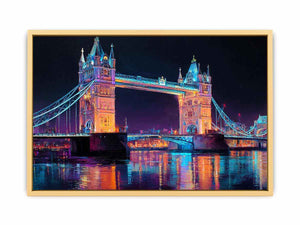 Historic London Bridge Streched canvas