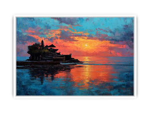 Balinese Temple Framed Print
