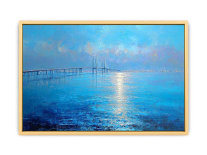 Chesapeake Bay Bridge Streched canvas