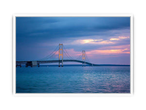Mackinac Bridge ��� Michigan Framed Print