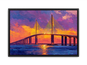 Sunshine Skyway Bridge Canvas Print
