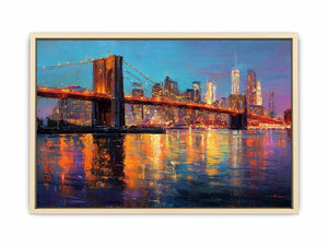Brooklyn Bridge Twilight Art Print