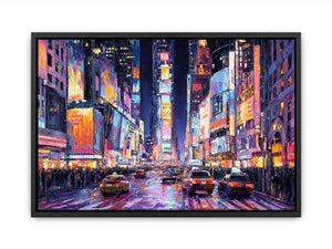 Times Square Glow Canvas Print