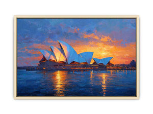 Sydney Opera House Glow Art Print