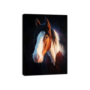 Modern Horse Art Painting Framed Print