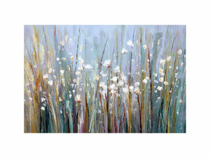 White Flower Modern Art Painting