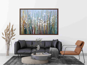 White Flower Modern Art Painting Painting