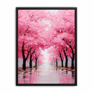Cherry Blossom Trees Canvas Print