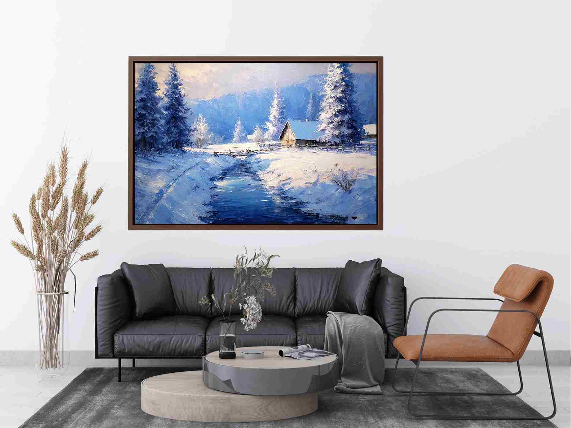 Winter Landscape Painting