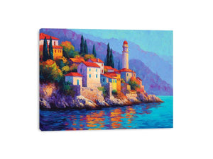 Mediterranean House Framed Print