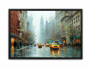 New York Street Canvas Print