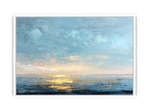 Ocean Glow Framed Print