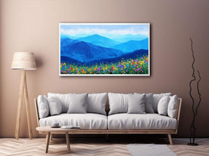 Blue Ridge Blossoms Painting