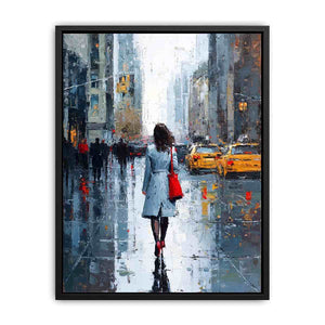 Red Purse Glamour Canvas Print