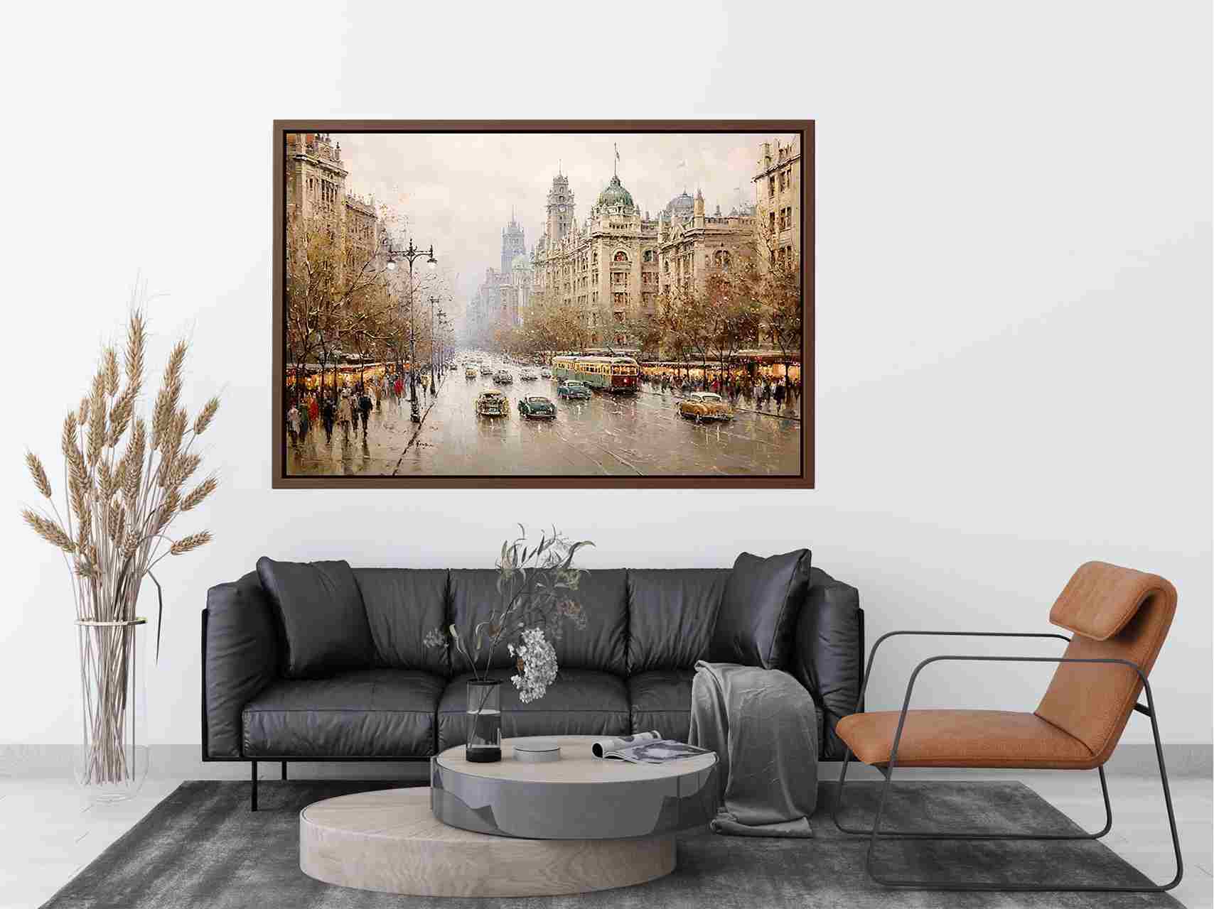 Vinatge Melbourne Painting