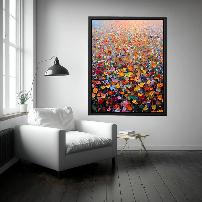 Abstract Garden Painting
