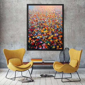 Abstract Garden Canvas Print