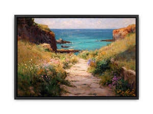 Path to beach Canvas Print