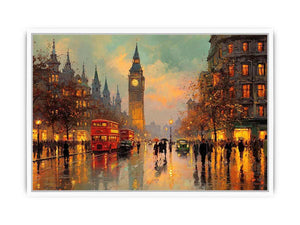 London Clock tower Framed Print