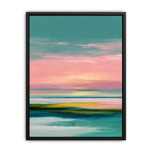 Soft Pastel Abstract Landscape Poster