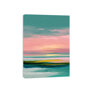 Soft Pastel Abstract Landscape Framed Print