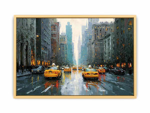 New York in Motion Streched canvas